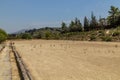 Ancient Stadium of Nemea on Peloponnese peninsula, Gree Royalty Free Stock Photo