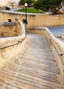 Ancient stairs in the castle Rabat (Victoria) Royalty Free Stock Photo