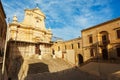 Ancient stairs in the castle Rabat (Victoria) Royalty Free Stock Photo