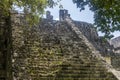 Ancient stairs of a Mayan ruin of the amazing Kulkulcan pyramid in Chichen Itza.