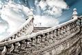 Ancient stairs up to the sky