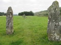 Ancient Standing Stones Nether Largie at Kilmartin, Scotland, UK Royalty Free Stock Photo