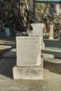 Ancient statue in Acropolis of Athens, Attica