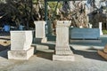 Ancient statue in Acropolis of Athens, Attica