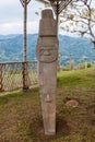 Ancient statues at Alto de Lavapatas site