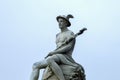Ancient statue of the antique god of commerce, merchants and travelers Hermes (Mercury). Royalty Free Stock Photo