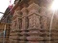 Ancient statue built on the dome of the temple of Osia