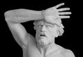 Ancient statue. Cain sculpture of Giovanni Dupre in the State Hermitage Museum. Masterpiece isolated photo with clipping