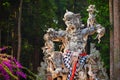 Ancient statue of Kumbhakarna in Sangeh Monkey Forest, Bali, Indonesia
