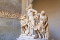 Ancient statue of Laocoon and his sons, also knowns as Laocoon group, in Vatican Museums