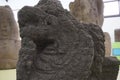 Ancient statue in Penataran museum