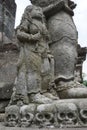 Ancient statue on Penataran temple in Blitar