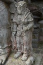 Ancient statue on Penataran temple in Blitar