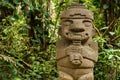 Ancient Statue Playing the Flute Royalty Free Stock Photo