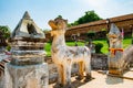 Ancient statue of Prathat Lampang Luang temple