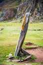 Ancient statue of Stone Warrior