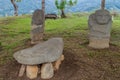 Ancient statues at Alto de Lavapatas site