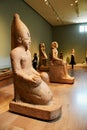 Ancient Statues of Egyptian Pharaohs, Metropolitan Museum of Art, New York, USA