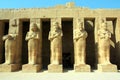 Ancient statues in Luxor karnak temple