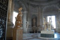 Ancient statues in one of the halls of the Vatican. The saved history in art.