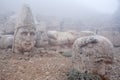 Ancient statues on the top of Nemrut mount, Turkey