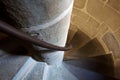 Ancient steep stairsteps Royalty Free Stock Photo