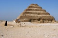 Ancient step pyramid of Djoser (Zoser) Royalty Free Stock Photo