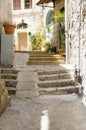 Ancient steps old city Jerusalem Palestine Israel