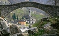 Ancient stone arch bridge Royalty Free Stock Photo