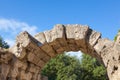 Ancient stone arch Olympia, Greece Royalty Free Stock Photo