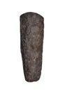 Ancient stone ax on a white background, isolated Royalty Free Stock Photo