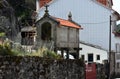 Galician stone barns - horreos.