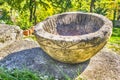 Ancient stone bowl