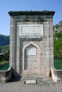 Ancient stone bridge on drina river