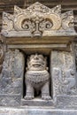 Ancient stone carving of Hindu temple in Indonesia Royalty Free Stock Photo