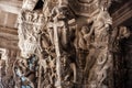 Ancient stone carvings in Varadaraja Temple