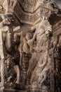 Ancient stone carvings in Varadaraja Temple