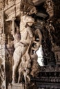 Ancient stone carvings in Varadaraja Temple