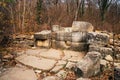 Ancient stone dolmen, Russia Royalty Free Stock Photo