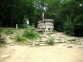 Ancient stone dolmen structure Royalty Free Stock Photo