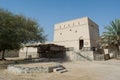 Ancient stone fort in arabian village Royalty Free Stock Photo