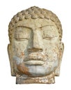 Ancient stone head artifact Royalty Free Stock Photo