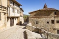 Ancient stone made houses in Calatanazor town, Soria, Spain