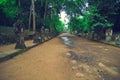 Ancient stone path from Ta Som temple. Angkor Wat