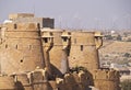 Ancient stone ramparts of Jaisalmer Fort