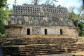 Ancient Mayan ruins at Yaxchilan, Chiapas, Mexico Royalty Free Stock Photo