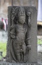 Ancient  Stone Sculpture of  Deity Parmara Era Royalty Free Stock Photo