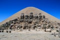 Ancient stone sculptures of kings and animals on Mount Nemrut Nemrut Dag