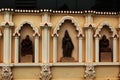 Ancient stone sculpures in the thanjavur maratha palace Royalty Free Stock Photo