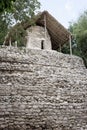 Ancient stone structure at Coba Mayan Ruins, Mexico Royalty Free Stock Photo